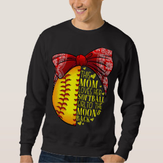 Sudadera Regalo de Softball Mamá Mujeres Pitcher Catcher Ch