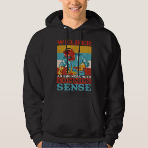 Sudadera Regalo de soldadura de sentido común de un ingenie
