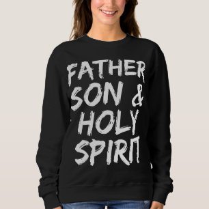 Sudadera Regalo de Trinidad cristiana para hombres padre hi