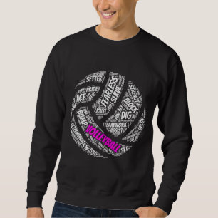 Sudadera Regalo de voleibol para chicas y mujeres