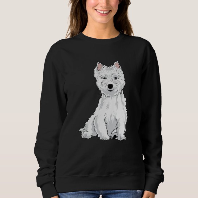 Sudadera Regalo de Westie Dog West Highland White Terrier (Anverso)