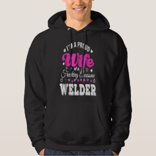 Sudadera Regalo del aniversario de esposa de Funny Welder