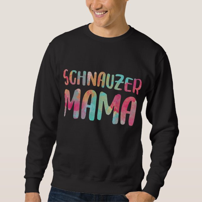 Sudadera Regalo del Día de la Madre de Schnauzer (Anverso)