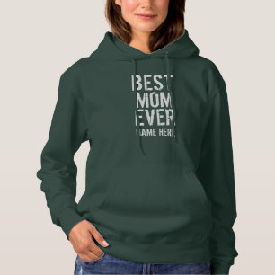 SUDADERA REGALO DEL DÍA DE LA MADRE MEJOR MAMÁ EVER PERSONA