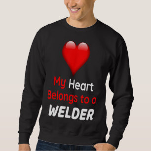 Sudadera Regalo del Día de San Valentín Corazón Pertenece A