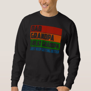 Sudadera Regalo del Día del Padre de los nietos Papá Abuelo