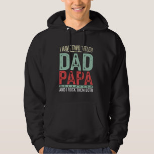 Sudadera Regalo del Día del Padre de Papá Papá Papá para lo