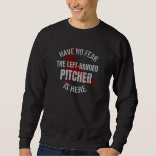 Sudadera Regalo del lanzador izquierdo  Béisbol de pelota 
