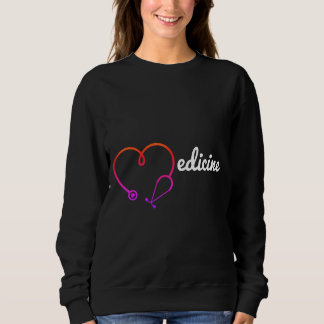 Sudadera Regalo del médica médico de estetoscopio cardiaco