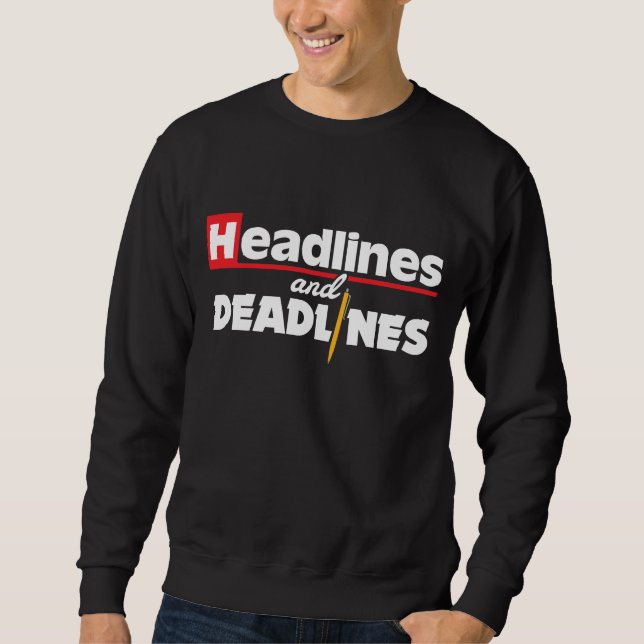 Sudadera Regalo del periodista del periodismo de los (Anverso)