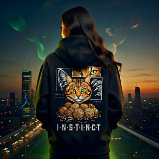 Sudadera Regalo diferente para amante de gatos y tejer