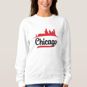 Sudadera Regalo divertido de Chicago USA City Cityscape Sky