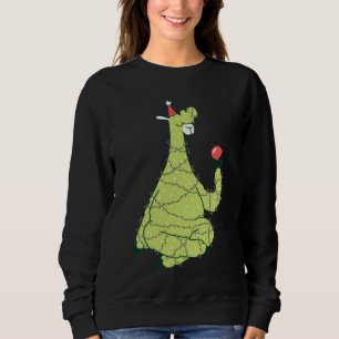 Sudadera Regalo divertido de llama de Navidad para amantes 