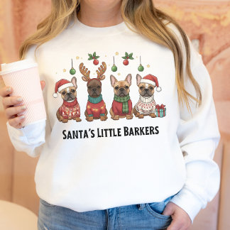 Sudadera Regalo divertido de Navidad para mamá de Bulldog F