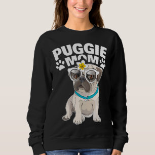 Sudadera Regalo divertido de pug lindo para mujeres Camiset