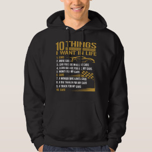 Sudadera Regalo divertido para amante de los autos - Diez c