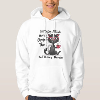 Sudadera Regalo divertido para amantes de gatos con sarcasm