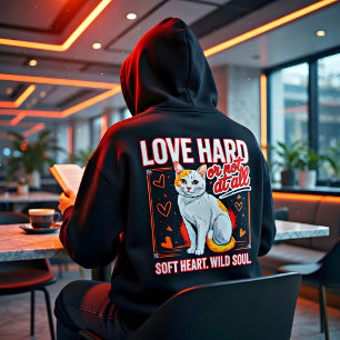 Sudadera Regalo divertido para amantes de gatos - Corazón s
