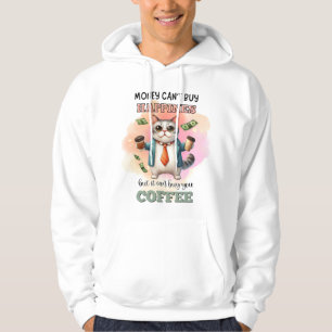 Sudadera Regalo divertido para amantes de gatos: el dinero 