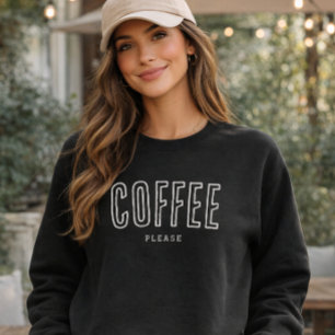 Sudadera Regalo divertido para amantes del café 'Café por f