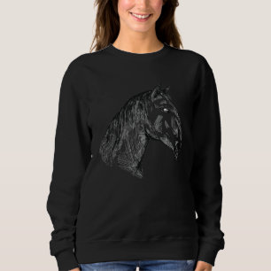 Sudadera Regalo Divertido para Chicas con Caballos Caballo 