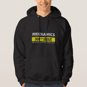 Sudadera Regalo Divertido para Mecánicos de Autos y Manitas