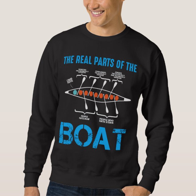 Sudadera Regalo en barco para la canoa de gallo kayak Depor (Anverso)