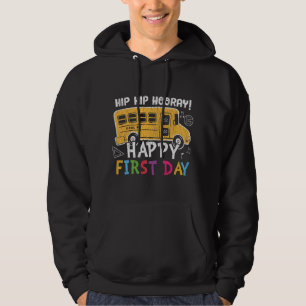Sudadera Regalo Feliz Primer Día de Escuela Regreso a la Es