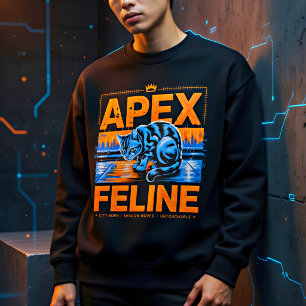 Sudadera Regalo gráfico genial para amantes de gatos nacido