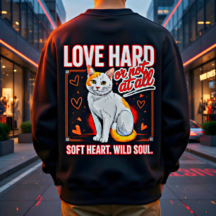 Sudadera Regalo inspirador para amantes de gatos con alma s