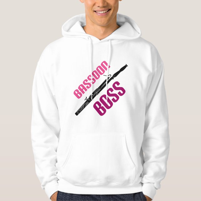 Sudadera Regalo lindo de la música de Boss del Bassoon (Anverso)