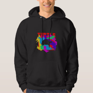 Sudadera Regalo para amante de animales de mosaico de tortu