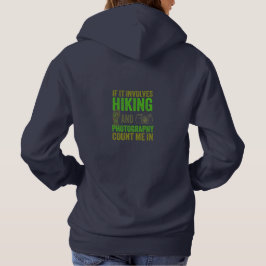 Sudadera Regalo para amantes del senderismo y la fotografía