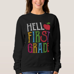 Sudadera Regalo para estudiante de primer grado el primer d