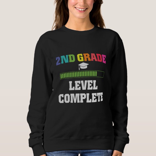 Sudadera Regalo para estudiante que completó el nivel de gr (Anverso)