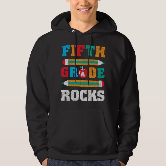 Sudadera Regalo para estudiantes de quinto grado que regres (Anverso)