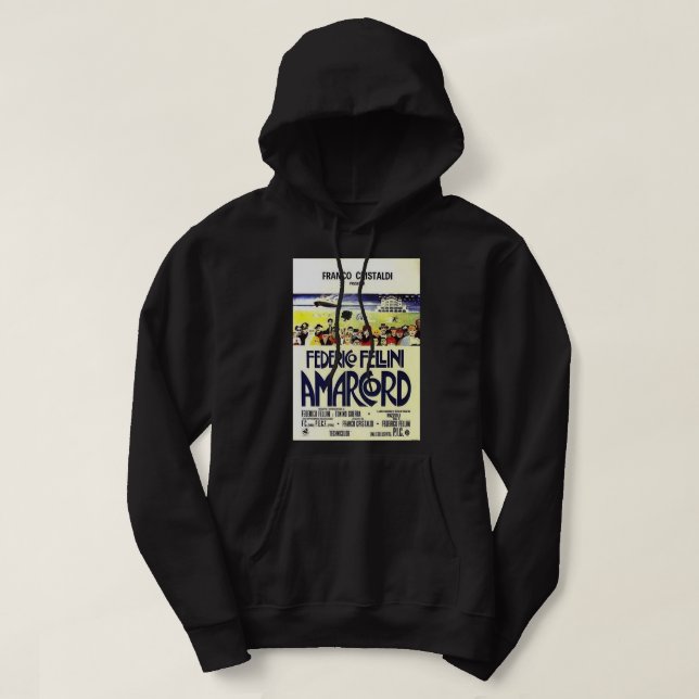 Sudadera Regalo Para Fans De Película Federico fellini Idol (Diseño del anverso)