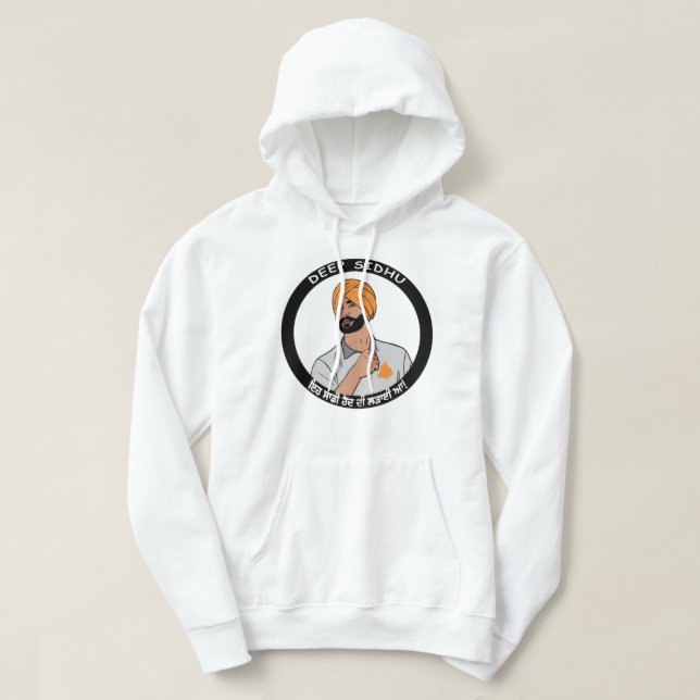 Sudadera Regalo Para Hombres En Profundo Sidhu Khalsa (Diseño del anverso)
