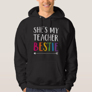 Sudadera Regalo para la mejor amiga maestra Ella es mi mejo