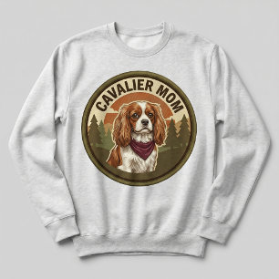 Sudadera Regalo para mamá de Cavalier King Charles Crewneck