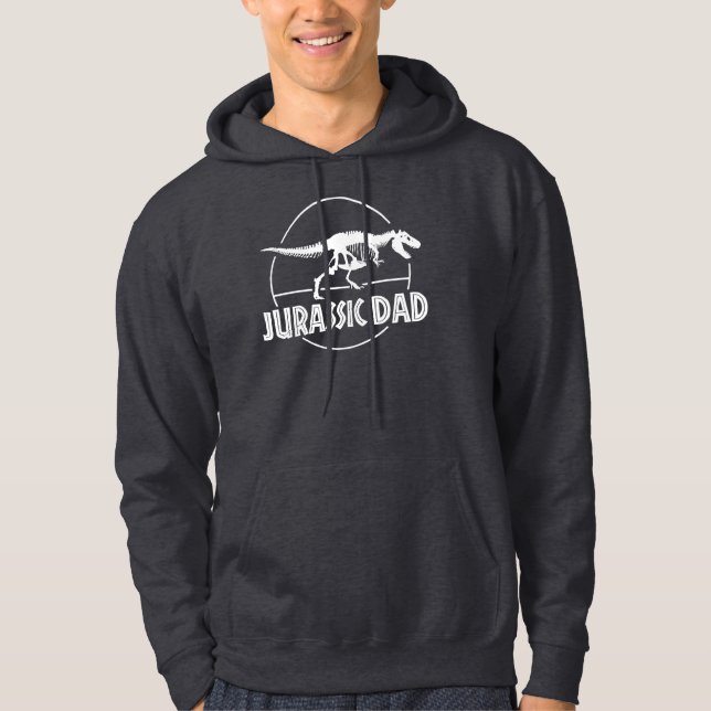 Sudadera Regalo para papá de dinosaurio jurásico (Anverso)