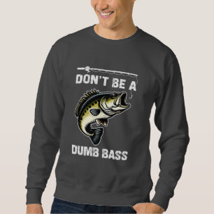 Sudadera Regalo para pescador de lubina no tonto