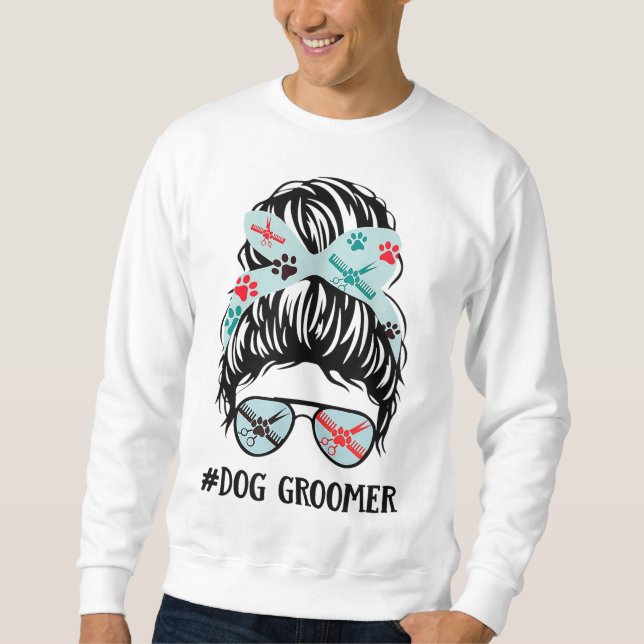 Sudadera Regalo Perro Groomer Para Perro Perro Perro Perro  (Anverso)