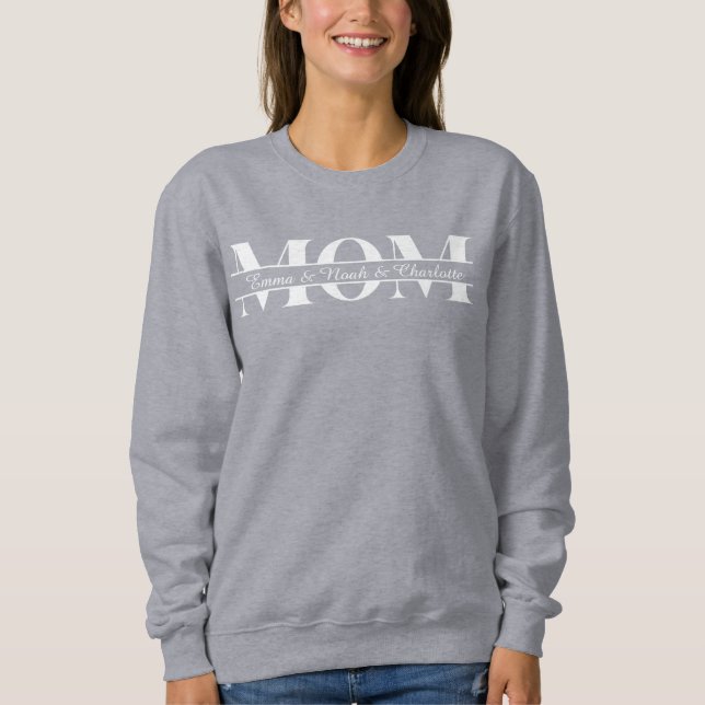 Sudadera Regalo Personalizado Nombre de Hijos (Anverso)