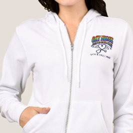 Sudadera Regalo Personalizado Orgullo Arcoíris Enfermero Ga