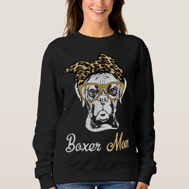 Sudadera Regalo por cumpleaños y día de la madre - Boxer Mo (Anverso)