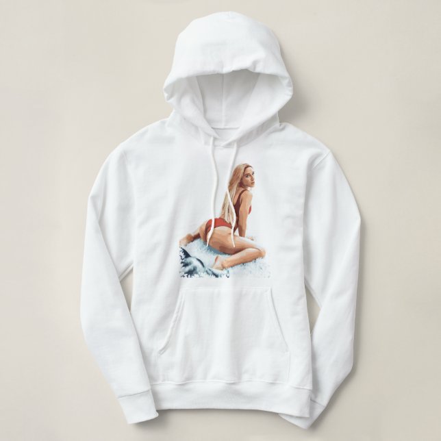 Sudadera Regalo por día para hombres gracioso Abella Peligr (Diseño del anverso)