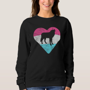 Sudadera Regalo retro de lobo vintage para mujeres o Chicas