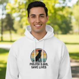 Sudadera Regalo Retro de Rescate de Animales Perros de Acog