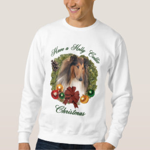 Sudadera Regalos ásperos del navidad del collie